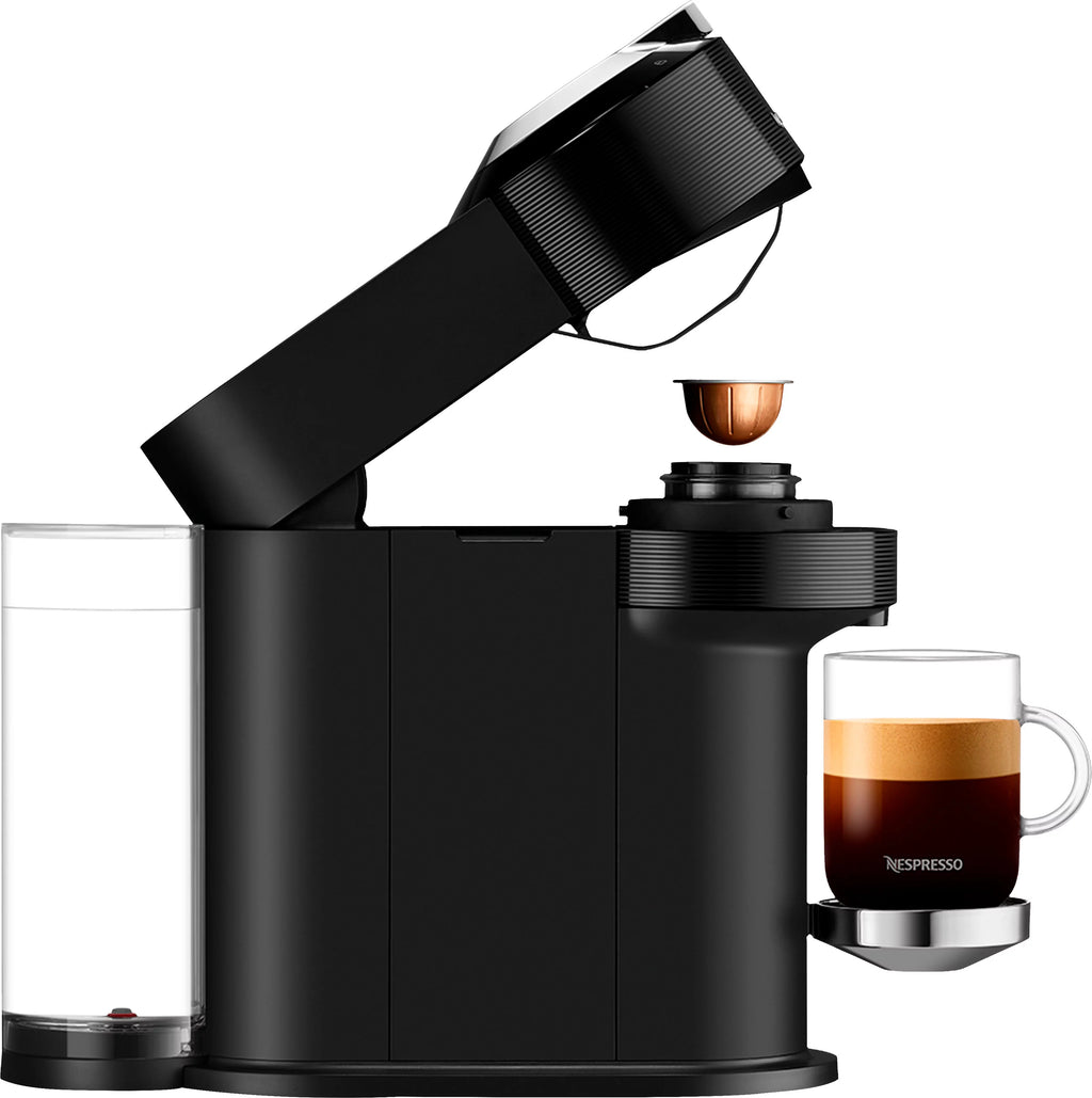 Black Coffee Maker with Milk Frother T369