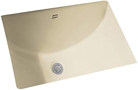 Ceramic Undermount Rectangular Bathroom Sink, 18'' L x 12'' W x 16.43'' H, White B22754