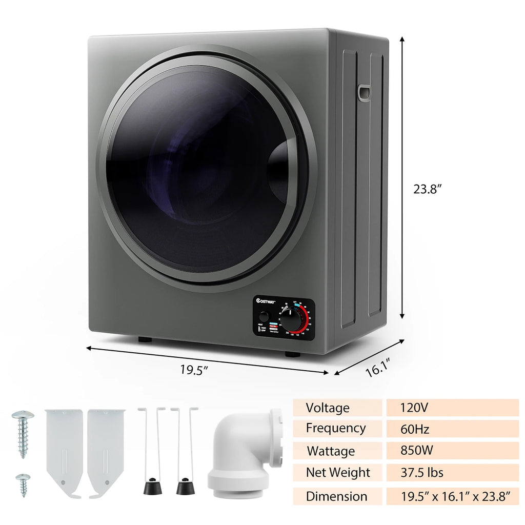 Compact Electric Laundry Dryer 1.5 cu.ft. X9156