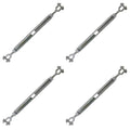 1/2 Inch x 12 Inches Galvanized Jaw and Jaw Turnbuckles S5792