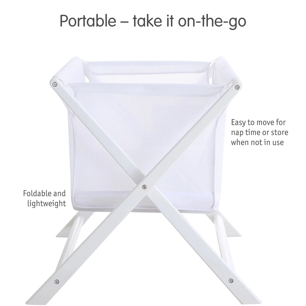 White Breathable Mesh Portable Sleeper E786522