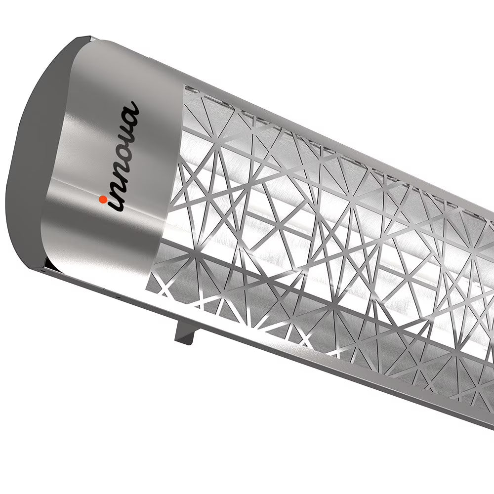 5000 Watt Electric Infrared Dual Element Heater, Stainless Steel Finish, Outdoor Wall Mount T70119