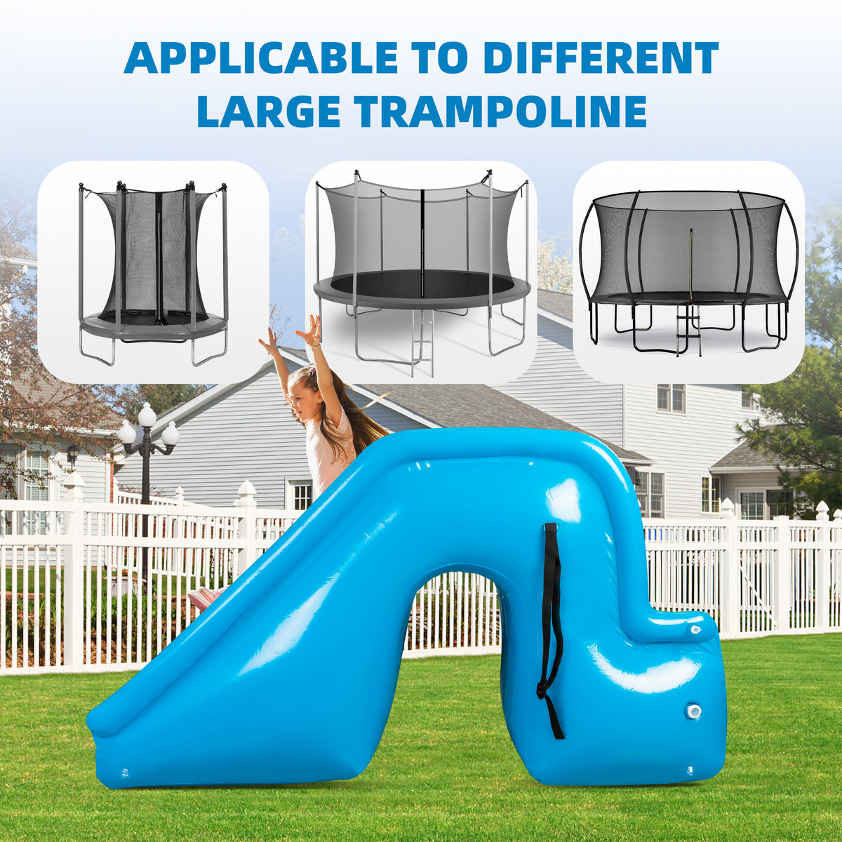 Inflatable Trampoline Slide Ladder for Kids D19561