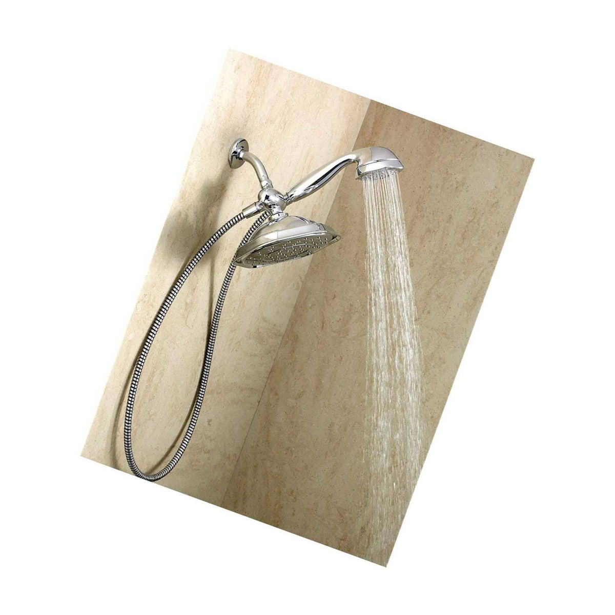 Chrome Single Rainshower with 7-Function Handshower J250681