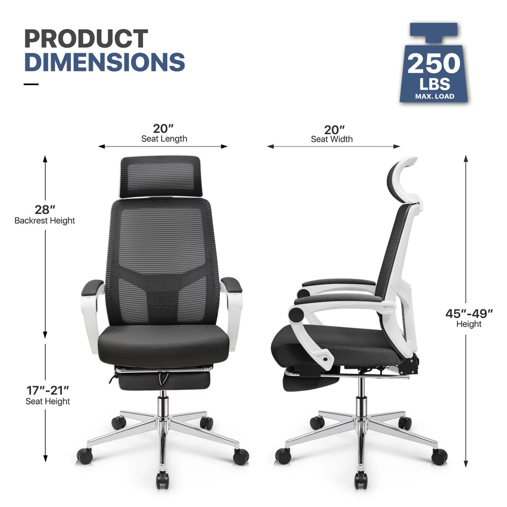 Black Computer Desk and Chair Set with Bookshelf S898