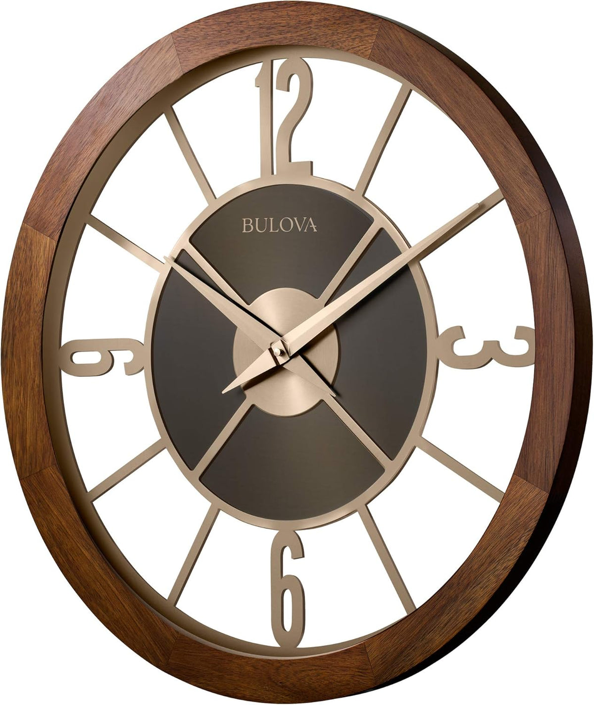 Natural Wood Bluetooth Wall Clock U4397