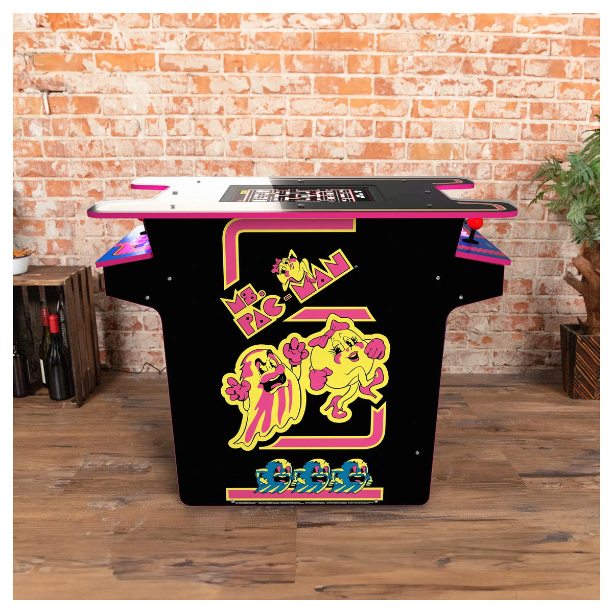 Black Head-to-Head Arcade Table with 12 Games J54491