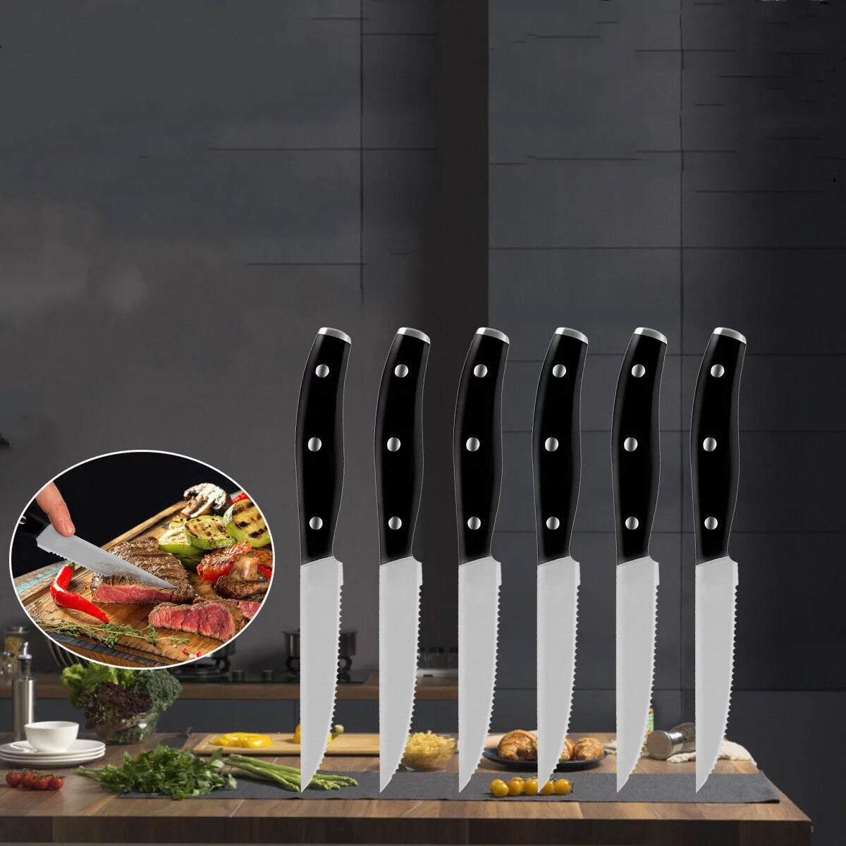 Stainless Steel Steak Knives X657