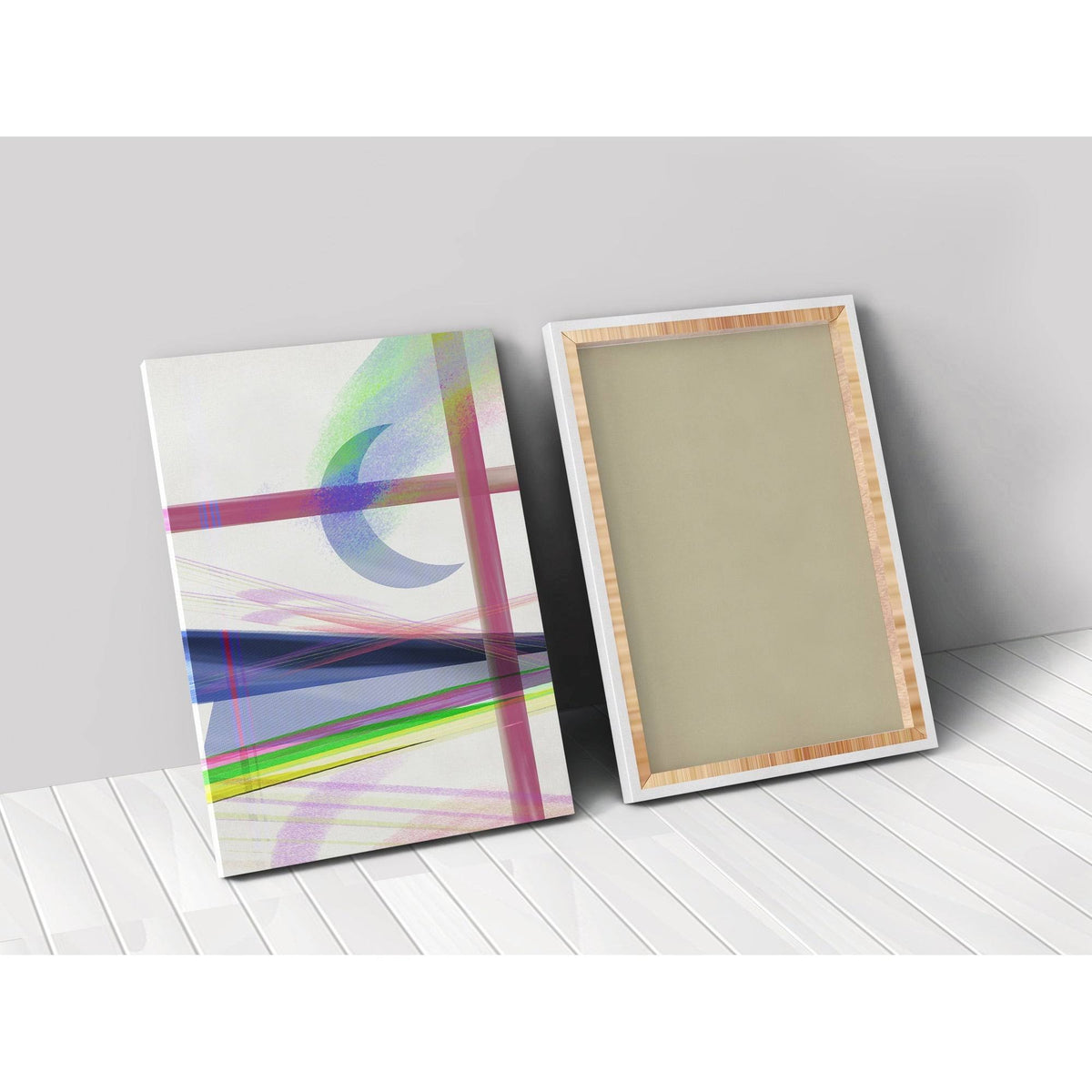 Multi-Color Stretched Canvas L66025
