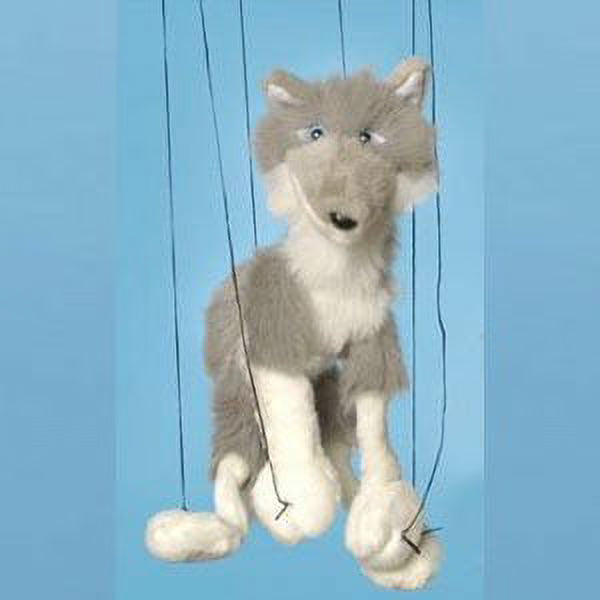 Grey 16 In. Baby Wolf Marionette Puppet T564