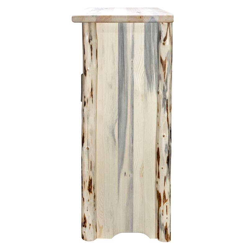 Accent Cabinet with Laser Engraved Design, Right Hinged C8860