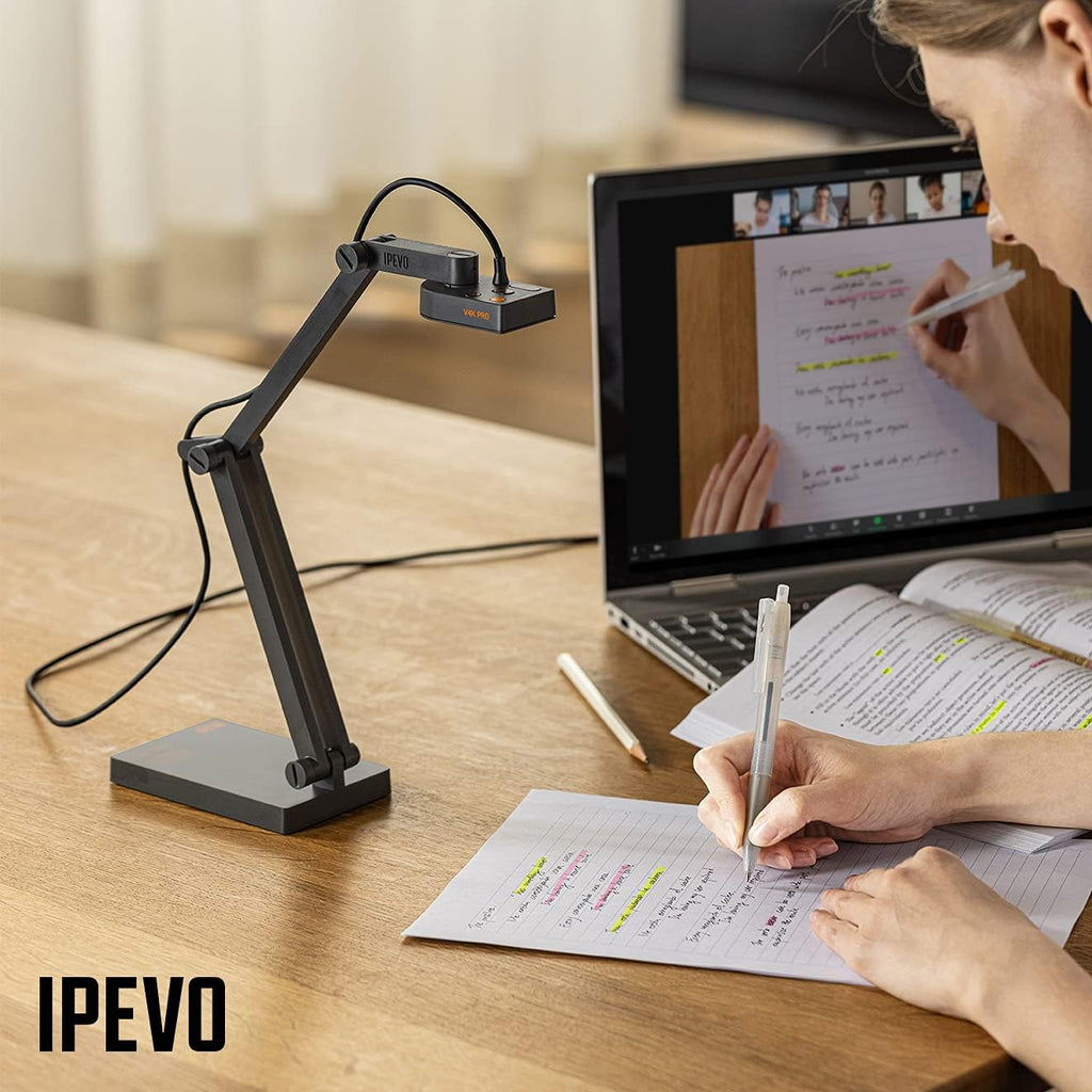 Ultra HD USB Document Camera with AI-Enhanced Mic and Noise Cancellation H2776