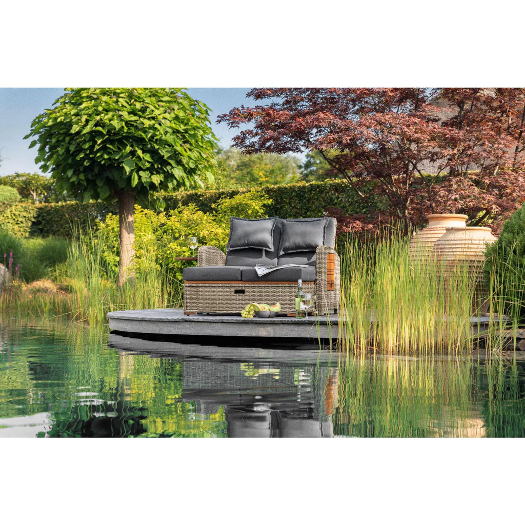 Solid Teak Wood Outdoor Modular Daybed R98955