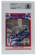 Signed 1982 Superstar 75 Hockey Card Q33365