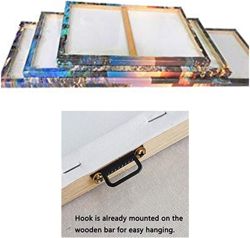3 Pieces Black Framed Canvas Wall Art V6956