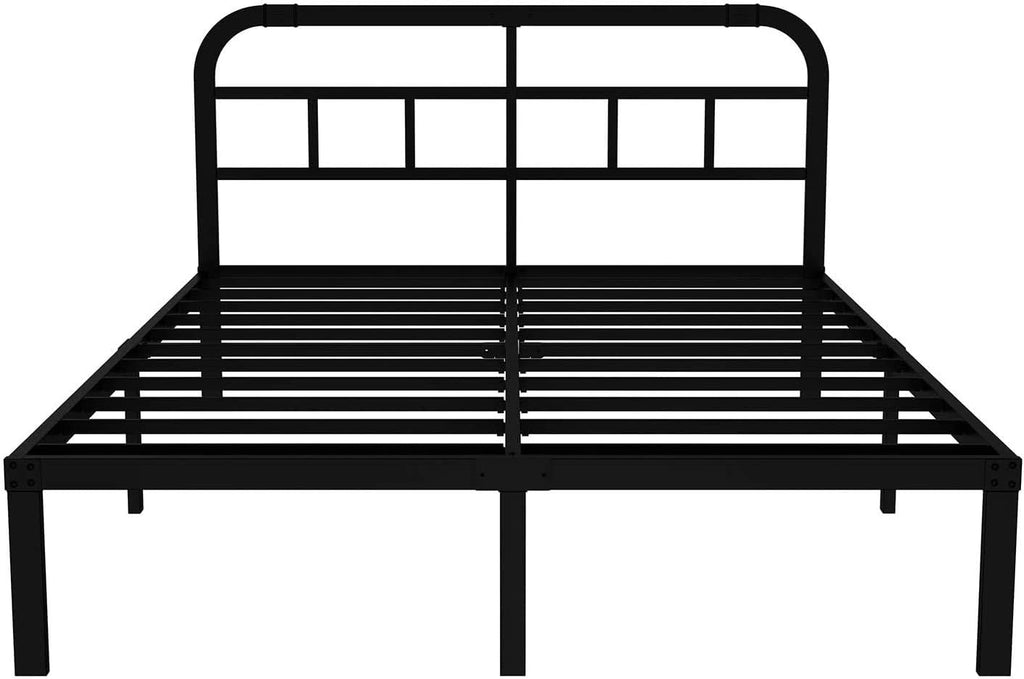 Black Metal Steel California King Bed Headboard Pack of 2 G24718