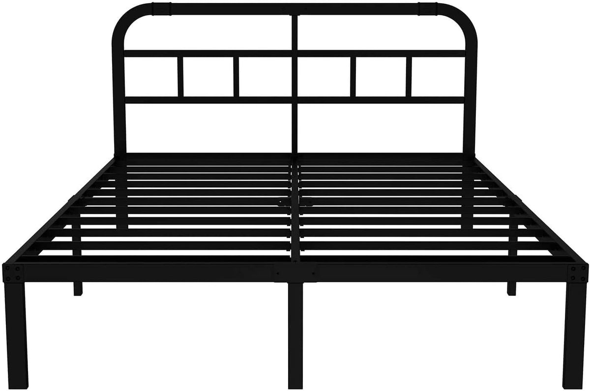 Black Metal Steel California King Bed Headboard Pack of 2 G24718