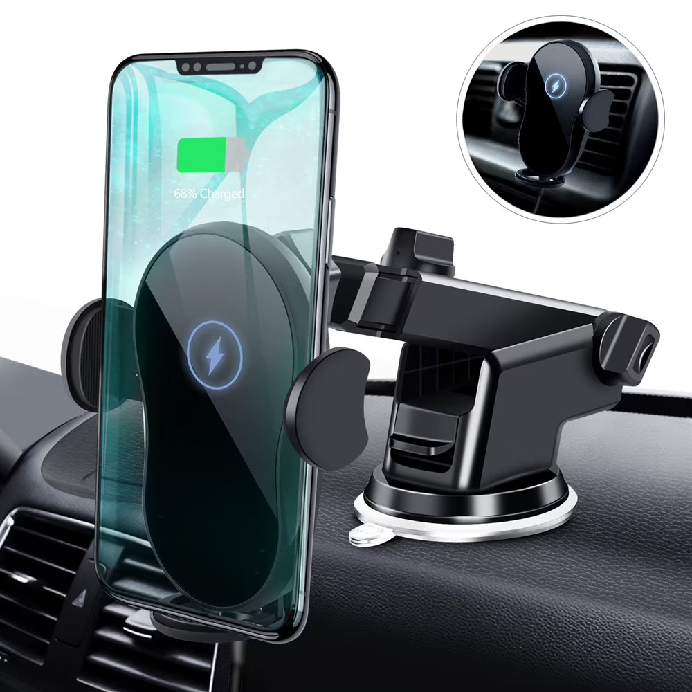 Wireless Car Charger Mount for iPhone 14/13/12/11/X/8 Series F190451