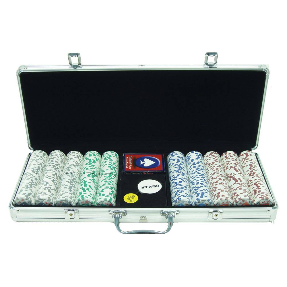 500 11.5g Poker Chip Set with Aluminum Case R7144