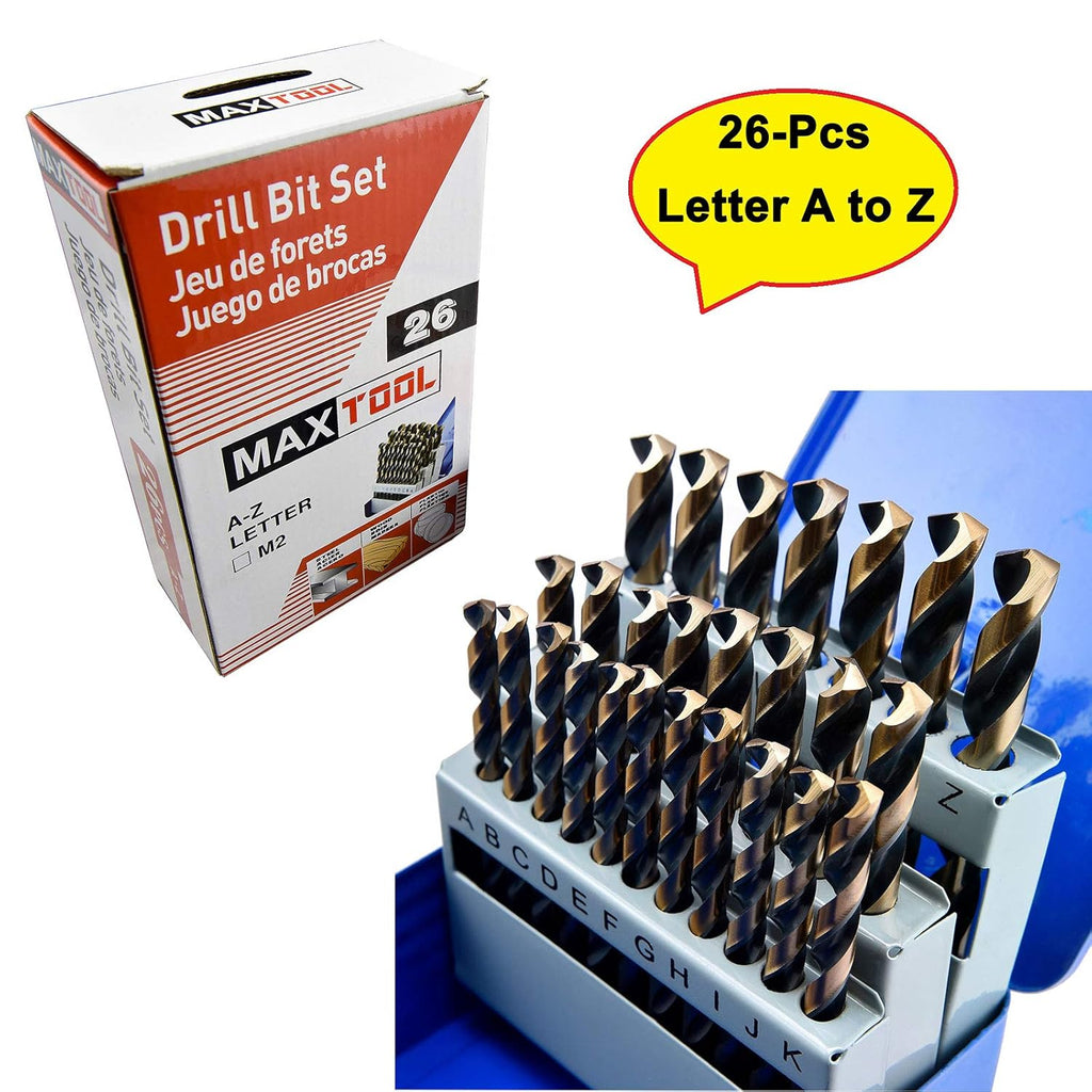 26 Pieces High Speed Steel M2 Twist Drill Bit Set J212