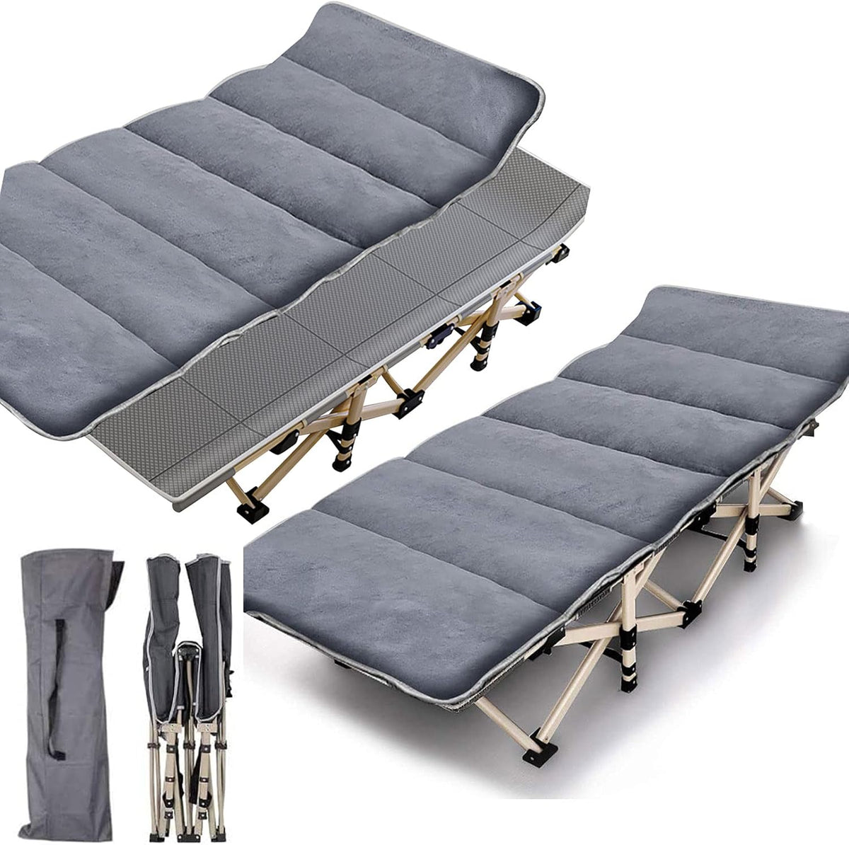Folding Camping Cot with Carry Bag X3650