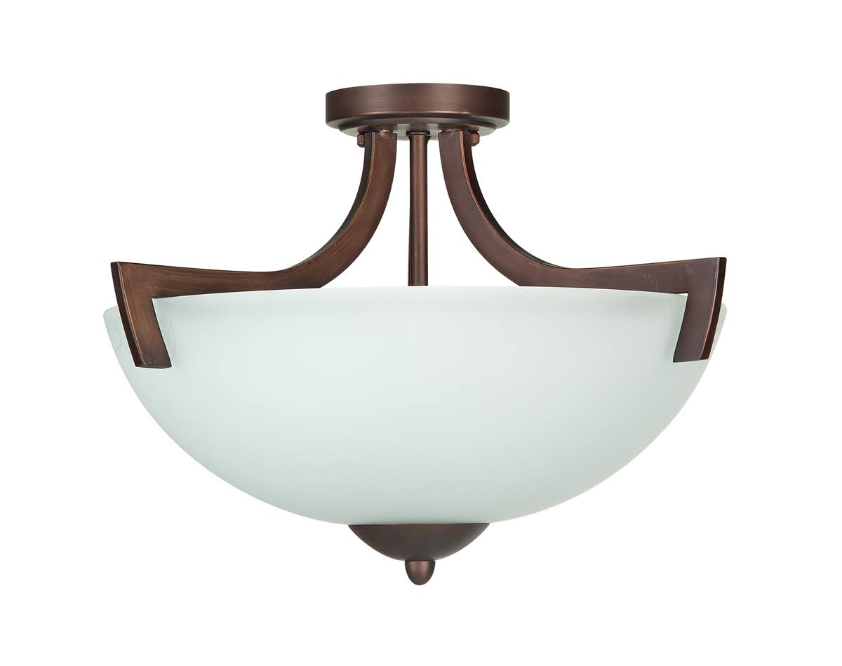 3 Light Convertible Semi Flush Old Bronze U974852