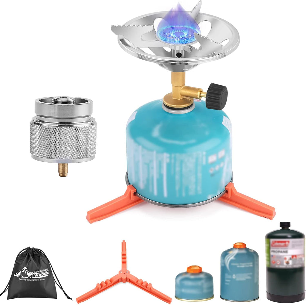 2 in 1 Portable Camping Stove with Carrying Bag V264302