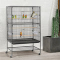 52-in Rolling Bird Cage, Hammered Black O26996