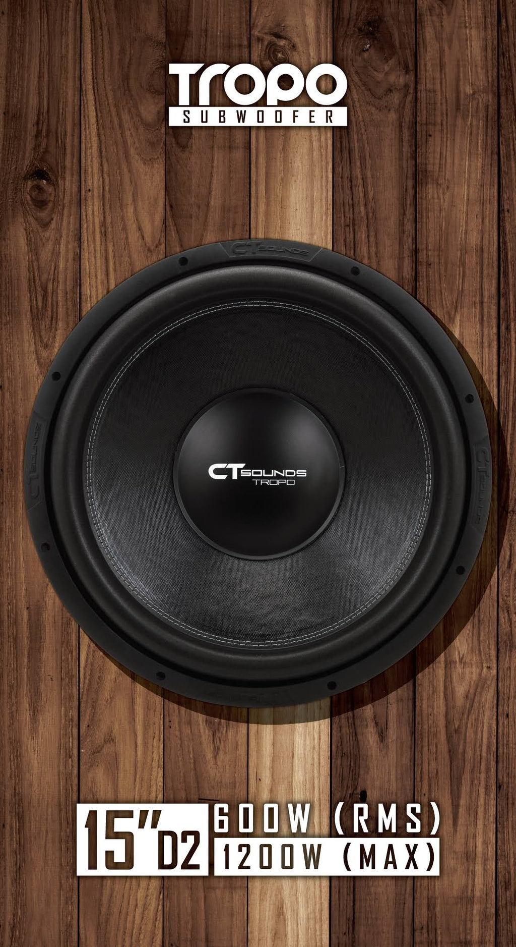 15 inch Car Subwoofer Dual 2 Ohm C84305