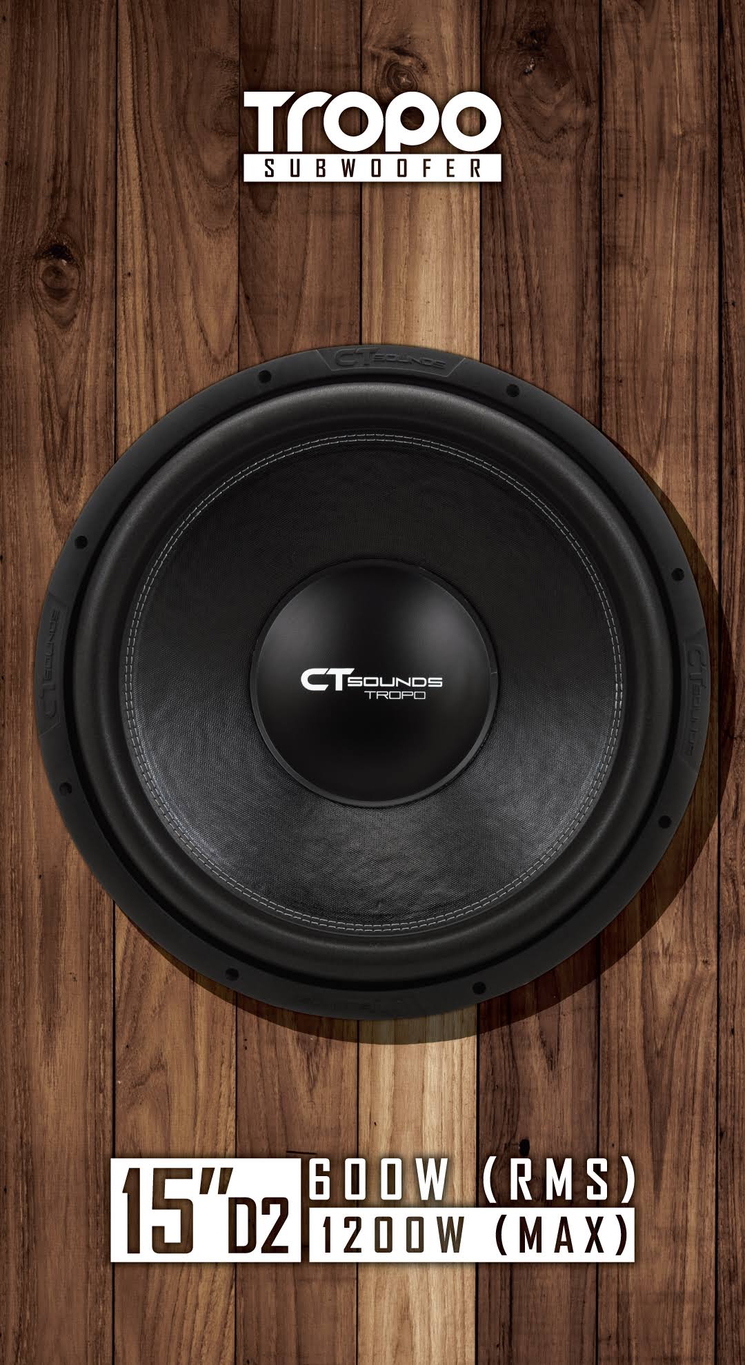 15 inch Car Subwoofer Dual 2 Ohm C84305