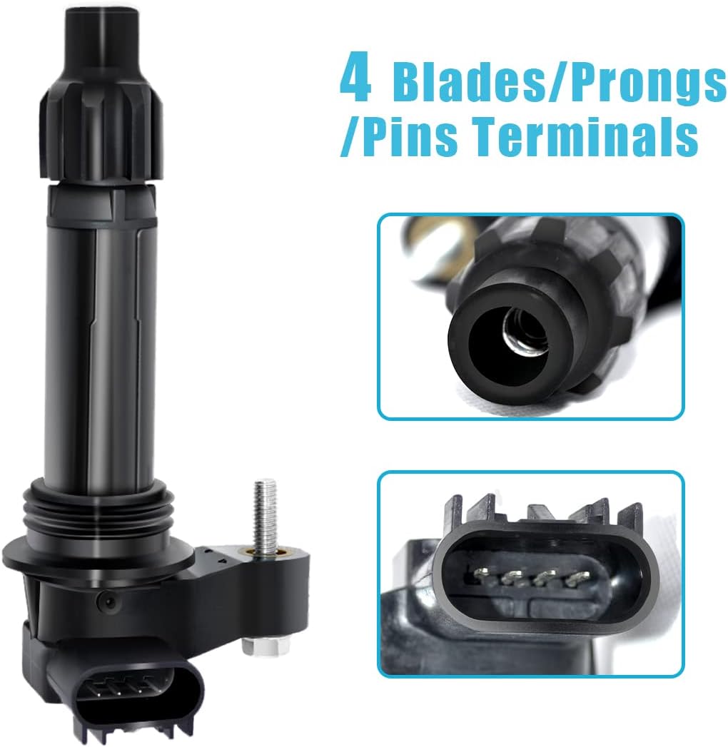 Ignition Coils and Platinum Spark Plugs Set of 6 U888