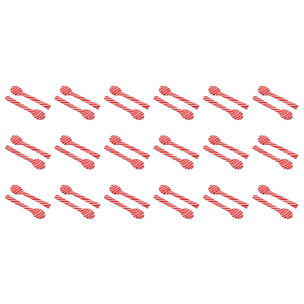 Edible Peppermint Candy Cane Spoon 36ct A22589