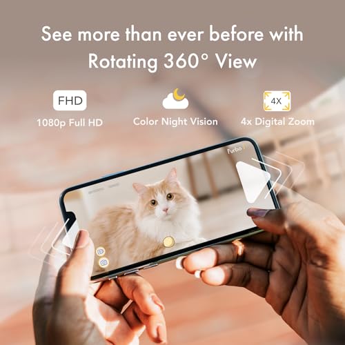 360° Cat Camera with Treat Dispenser and Speaker T39514