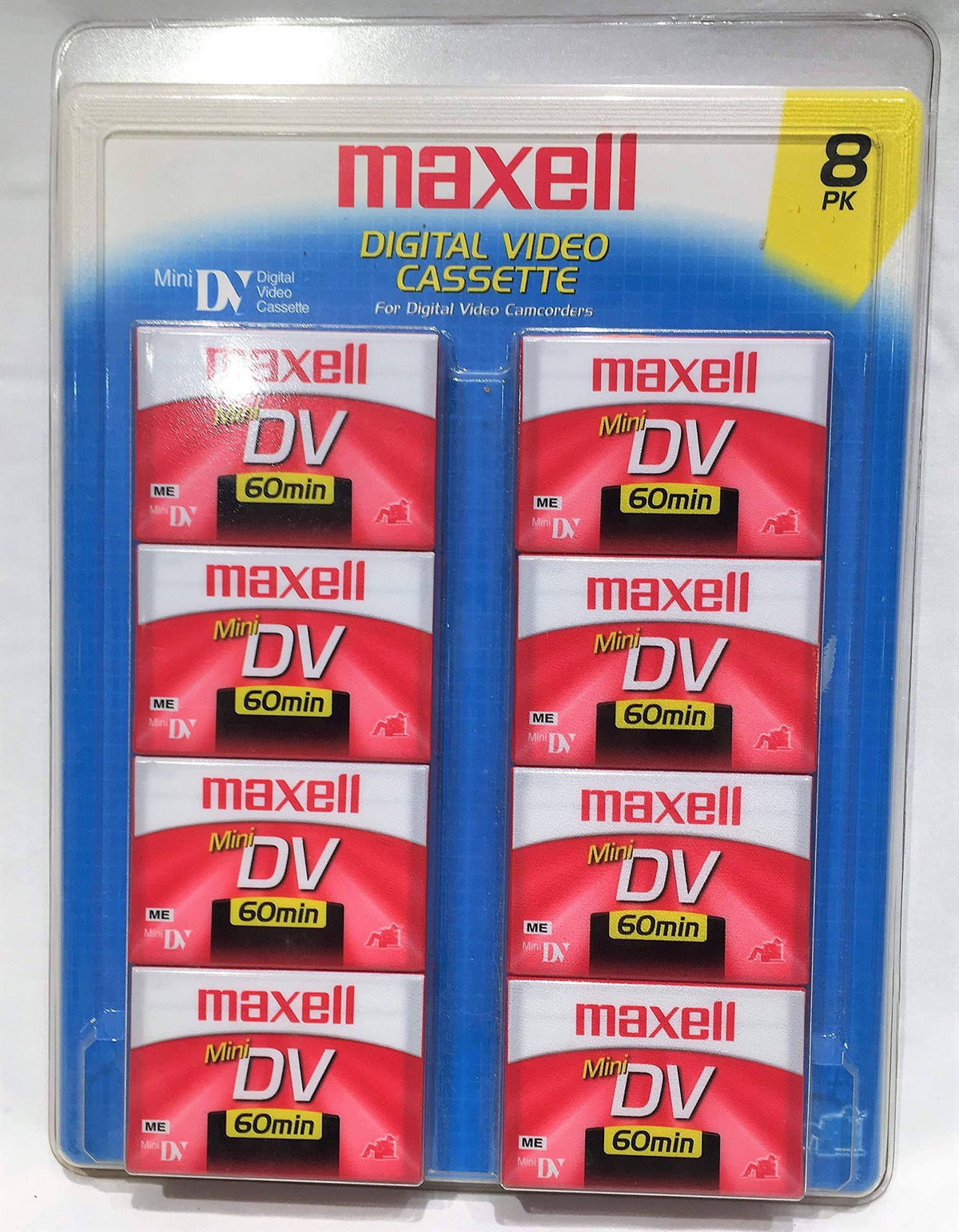 Mini DV 60min Digital Video Cassette 8 Pack R425880