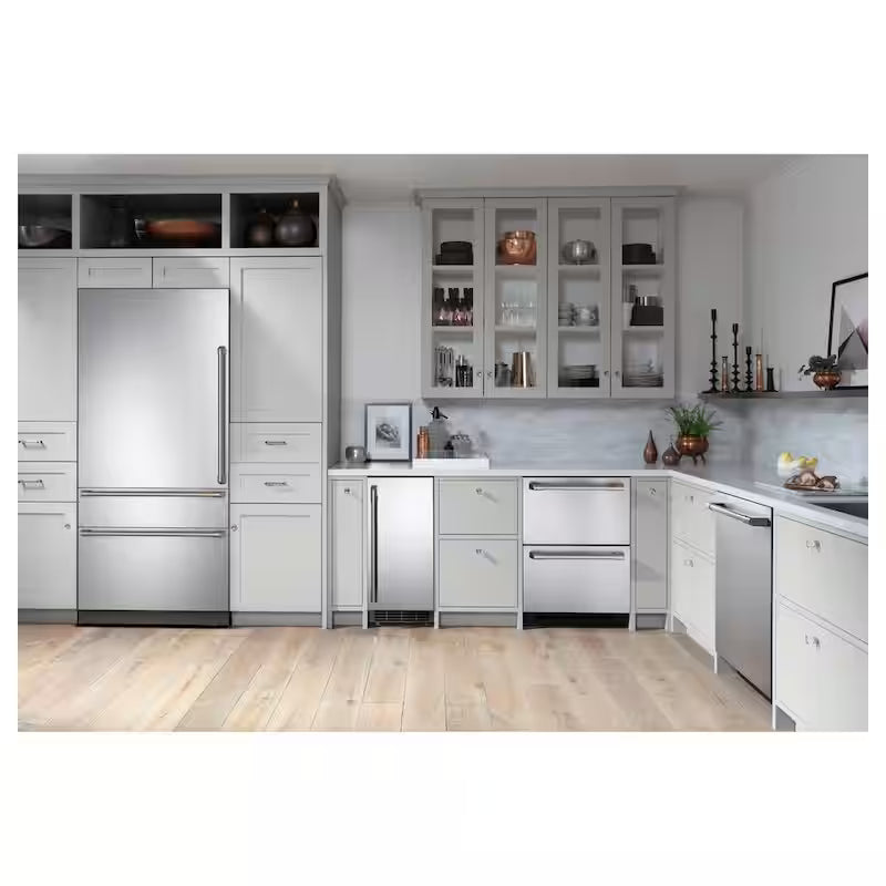 Built-In Bottom Freezer Refrigerator with Convertible Middle Drawer D756415