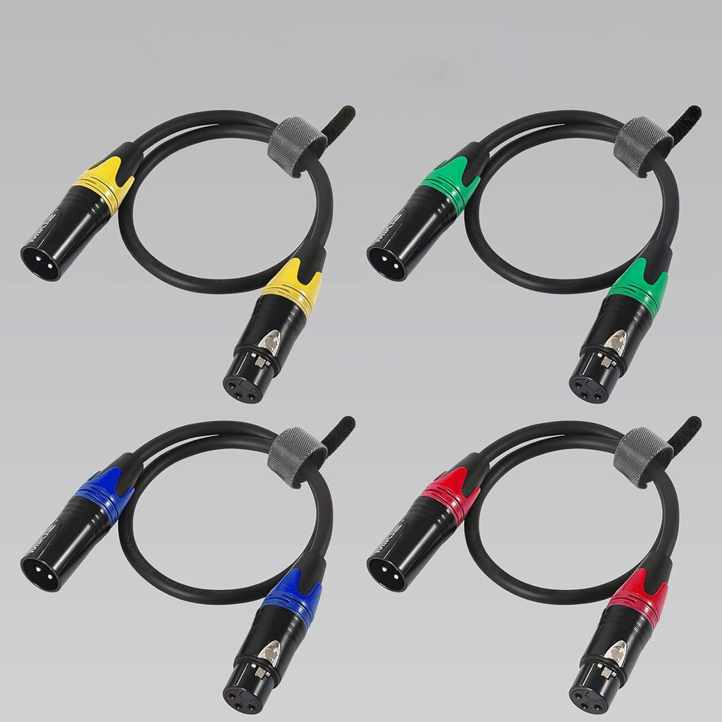 25 ft XLR Male to Female Patch Cables U498