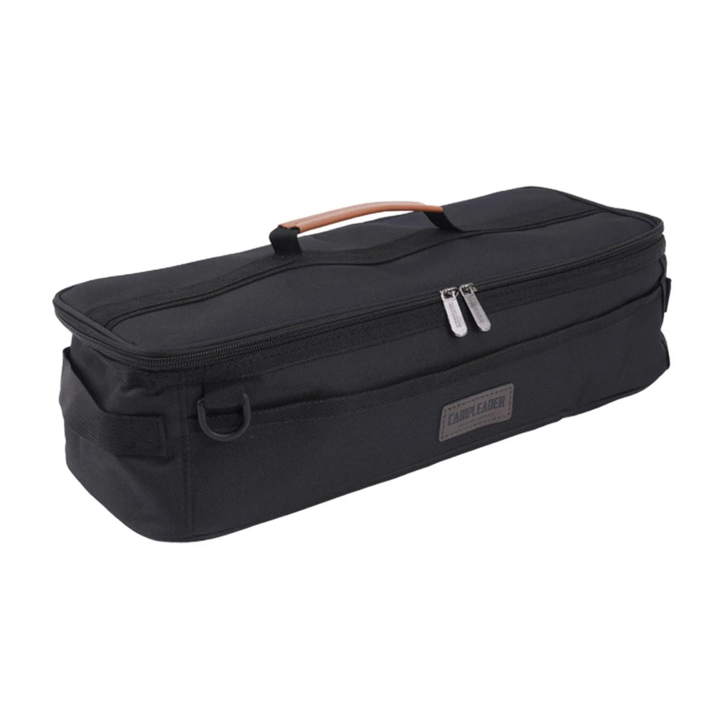 Tent Pole Bag with Handle Pockets Storage Bag for Hiking Travel black A822