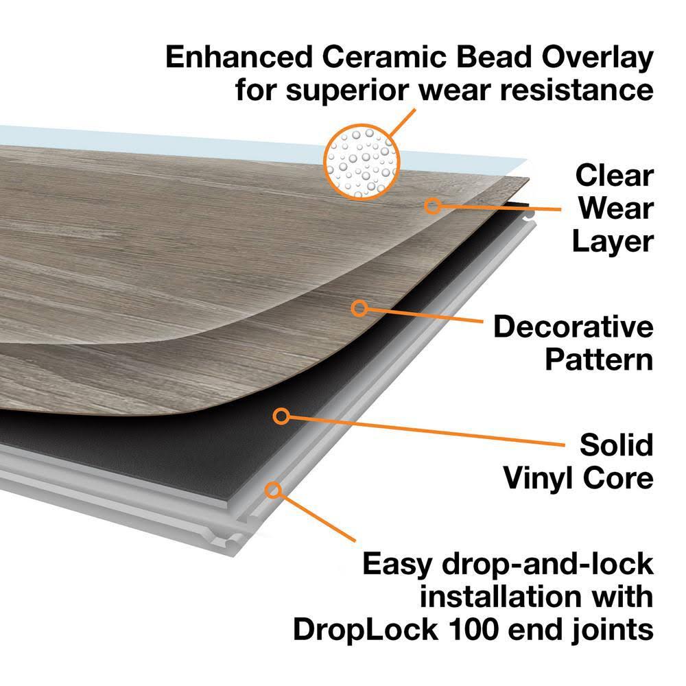 Coastal Oak Luxury Vinyl Plank Flooring Y7735