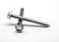5/16 x 1 Sheet Metal Screw Hex Washer 7/16 AF Head Type A Low Carbon Steel Zinc Plated Q47152