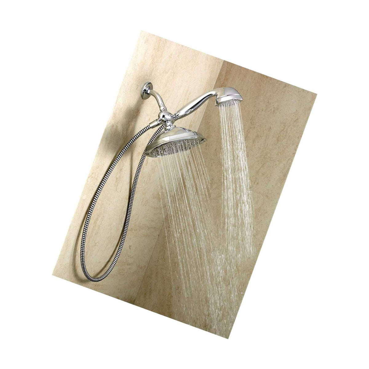 Chrome Single Rainshower with 7-Function Handshower J250681