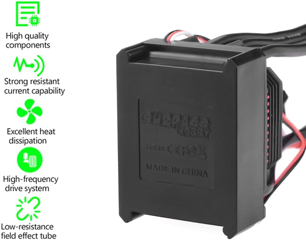 150A Brushless ESC Waterproof Electric Speed Controller Pack of 2 V188