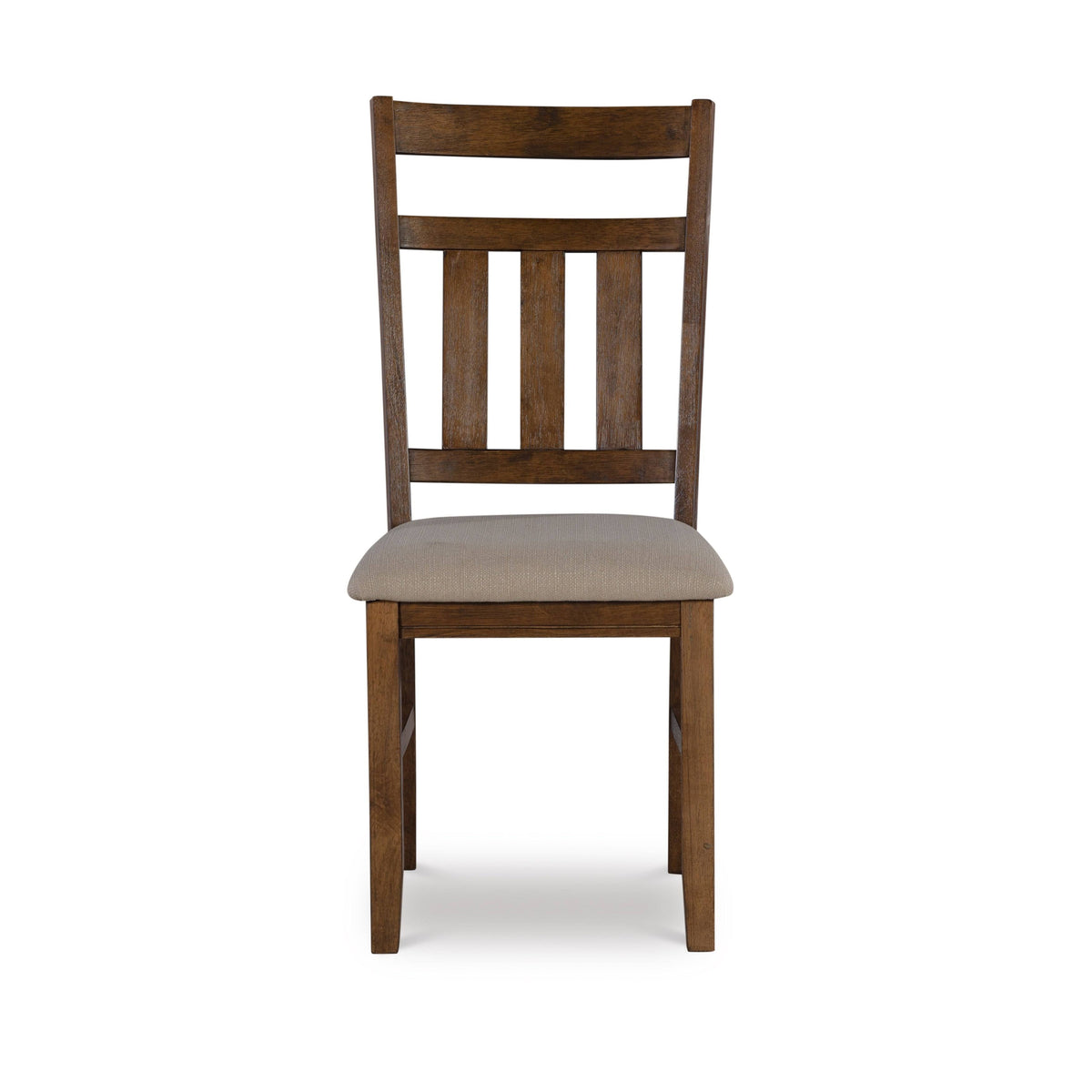 Smokey White Rustic Farmhouse Dining Chair Set of 2 N64857