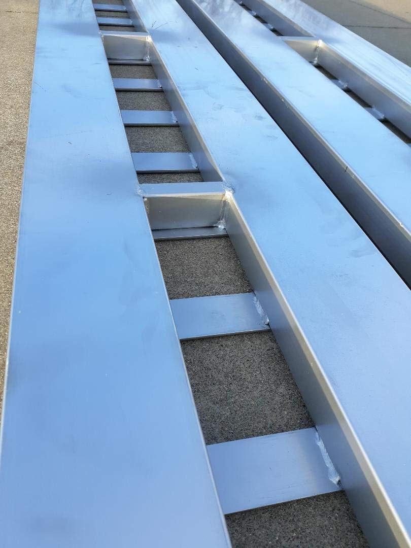2 Aluminum Ramps 84" Long 10000lb Capacity Y31751