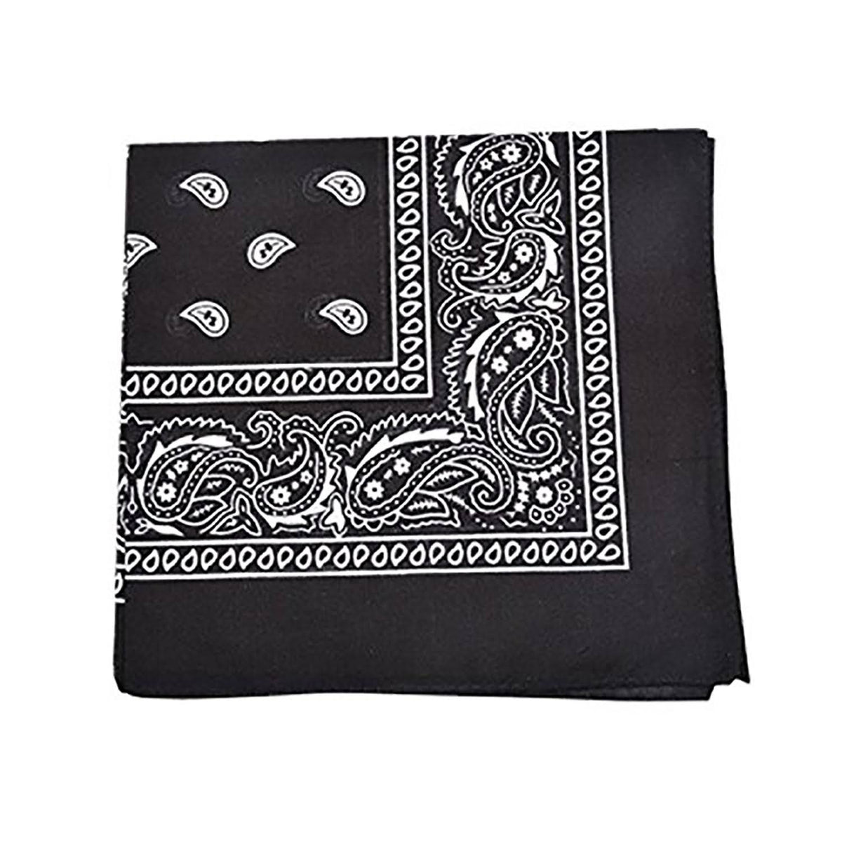 150 Paisley 100% Polyester Bandanas (Green) X72178