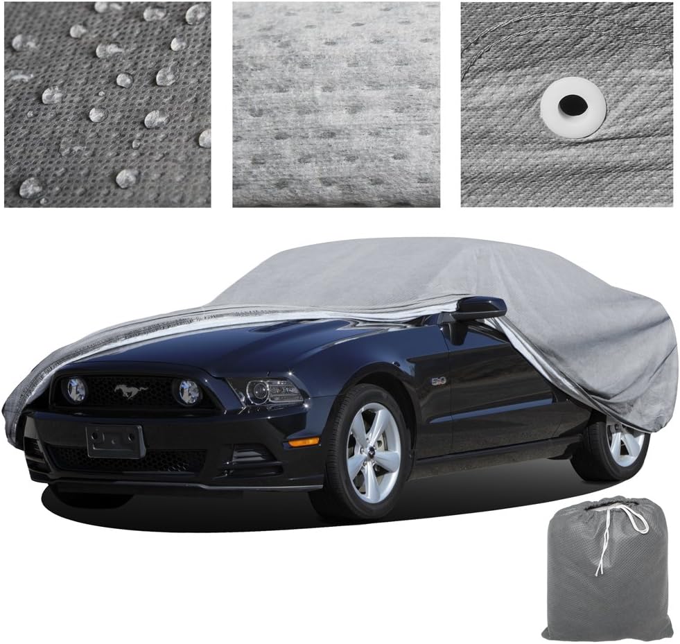 Water Resistant 5 Layers Car Cover B378