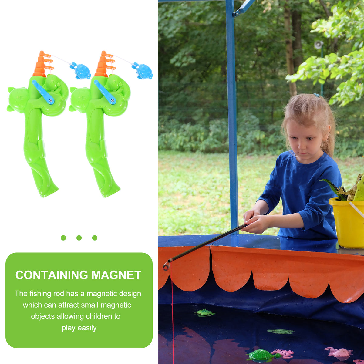 Magnetic Pole Catch Children's Fishing Rod Toy J6333