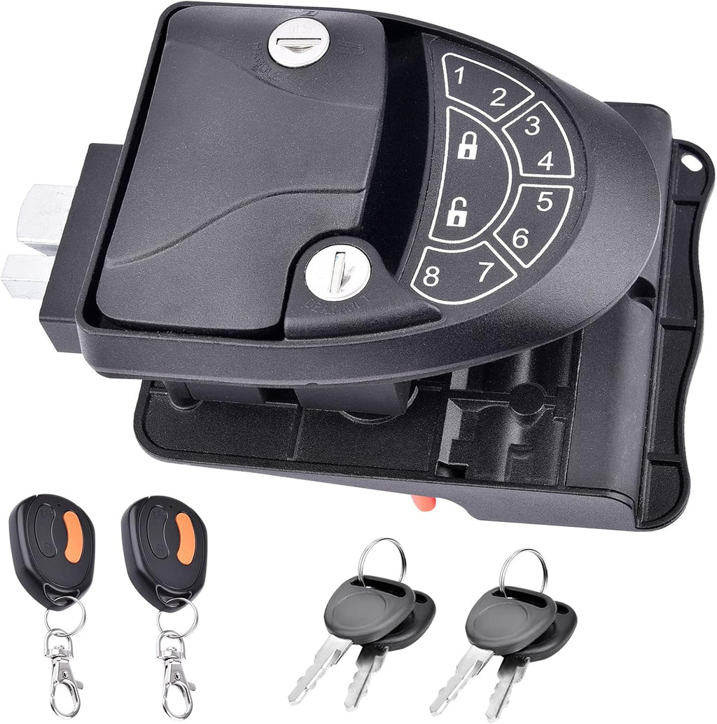 RV Keyless Entry Door Lock with Backlit Keypad and 2 Key Fobs, Pack of 2 Z4577