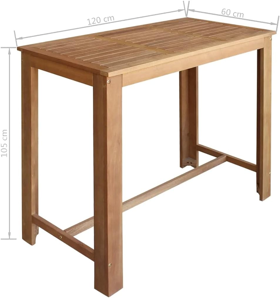 Solid Acacia Wood Bar Table L441921