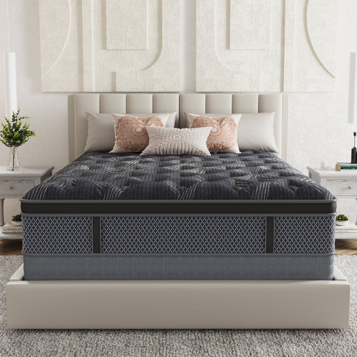 10 Full Hybrid Memory Foam Pocket Spring Mattress L49749