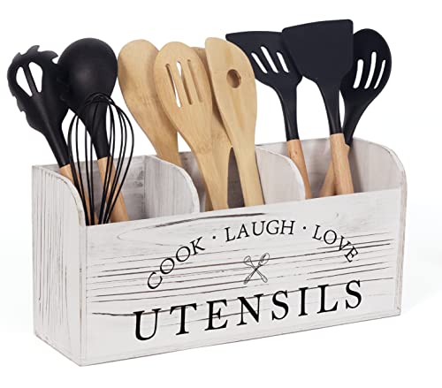 Wooden Utensil Holder D5171